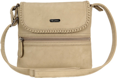 

Lavie Women Casual Beige Polyester Sling Bag