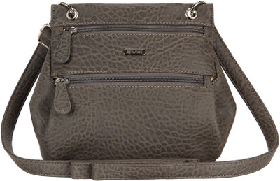 

Lavie Women Casual Grey Polyester Sling Bag
