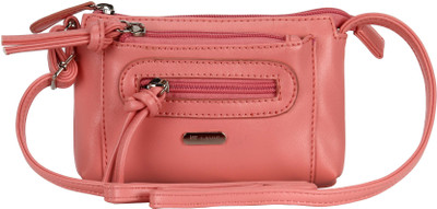 

Lavie Women Casual Pink Polyester Sling Bag