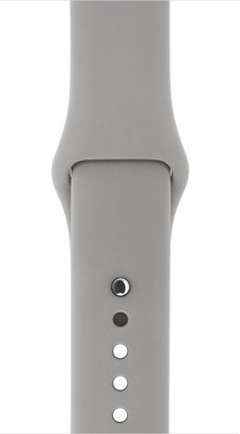 i10 iWatch 42mm Concrete Sport Silicon Smart Watch Strap(Grey)
