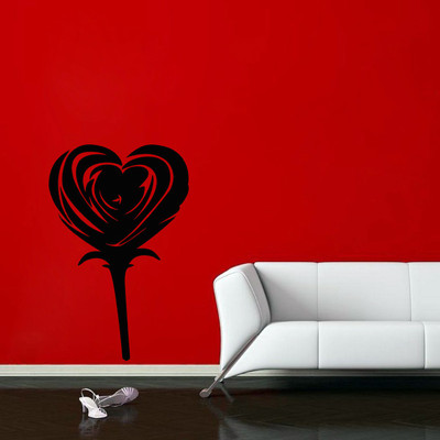 

DecorWall  Self Adhesive Sticker(Pack of 1, Black