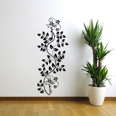 

DecorWall  Self Adhesive Sticker(Pack of 1, Black