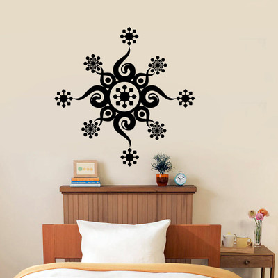 

DecorWall  Self Adhesive Sticker(Pack of 1, Black