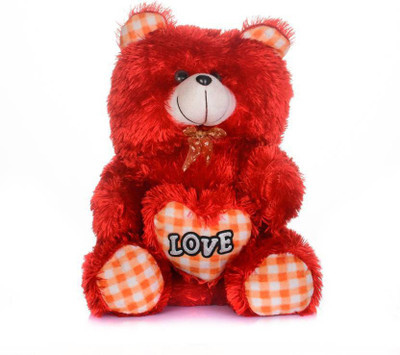 

Teddy HM Teddy Bear 38 cm with Holding Heart - 14 inch(Red)