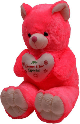 

ToynJoy Jumbo Size 5 Feet Pink Teddy Bear Stuffed Toy - 57 inch(Pink)