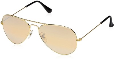 Ray-Ban Aviator Sunglasses(For Men, Multicolor)