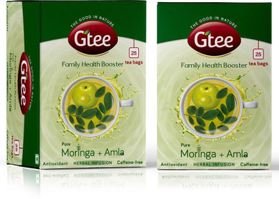 

GTEE GTEE Moringa Tea Bags (25 Tea bags X 2PACKS) Herbs Herbal Infusion Bags Box(50 Sachets)