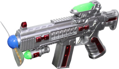 

Scrazy Musical Space Gun With Light Flashing(Silver)