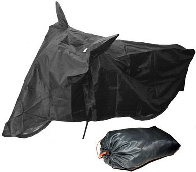 Whitefox Two Wheeler Cover for Universal For Bike(Black)