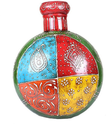 

Apkamart Handicraft Metal Flower Pot – Decorative Vases for Home Decor and Gifts Iron Vase(12 inch, Multicolor)