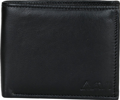 

AVI Men Black Genuine Leather Wallet(3 Card Slots)