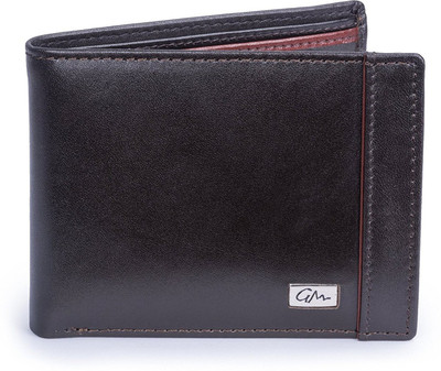 

Gentleman Men Brown Genuine Leather Wallet(7 Card Slots)