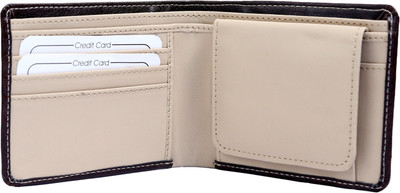

Contra Men Black Artificial Leather Wallet(4 Card Slots), Black01