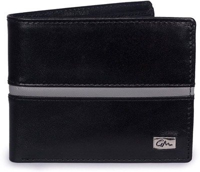 

Gentleman Men Black, Grey Genuine Leather Wallet(8 Card Slots)