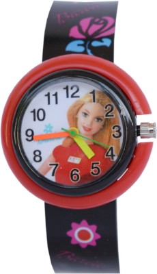 Vitrend Barbie Round Dial Black(Random Colours Available)Designer Return Gift Analog Watch  - For Boys & Girls   Watches  (Vitrend)