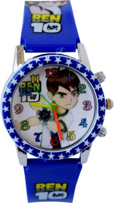 Vitrend Ben-10 Stars Printed Different Design Style Dial Blue Gift Analog Watch  - For Boys & Girls   Watches  (Vitrend)
