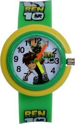 Vitrend Ben-10 New Design Round Dial Green Gift Analog Watch  - For Boys & Girls   Watches  (Vitrend)