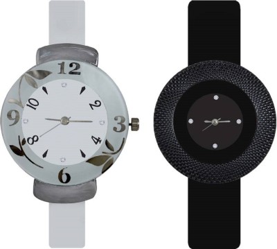 ReniSales New Generation Black And White Combo Watch  - For Girls   Watches  (ReniSales)