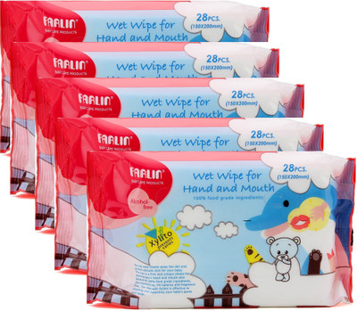 

Farlin Farlin Baby Wet wipes hand and moutch Wipes-5 pcs set-(5 Pieces)