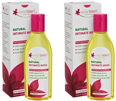 

everteen Feminine Hygiene Wash Intimate Wash(105 ml, Pack of 2)