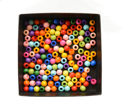 

ecaart Plastic Multicolor Beads for Jewellery Making kits