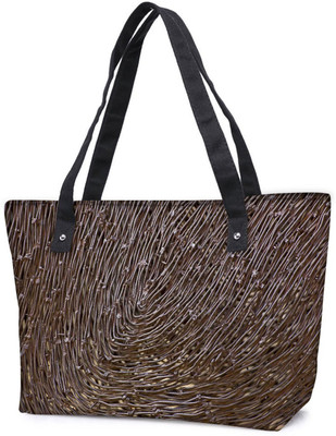

Snoogg Pack Of 2 Abstract Nest Design Combo Tote Shopping Grocery Bag With Coin Pencil Purse Shoulder Bag(Multicolor, 5 L)