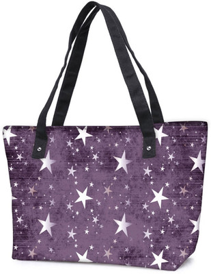 

Snoogg Pack Of 2 Multiplr Grey Stars Combo Tote Shopping Grocery Bag With Coin Pencil Purse Shoulder Bag(Multicolor, 5 L)