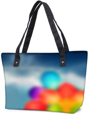 

Snoogg Pack Of 2 Air Balloons Combo Tote Shopping Grocery Bag With Coin Pencil Purse Shoulder Bag(Multicolor, 5 L)