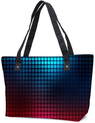 

Snoogg Pack Of 2 Blue And Red Pattern Design Combo Tote Shopping Grocery Bag With Coin Pencil Purse Shoulder Bag(Multicolor, 15 L)