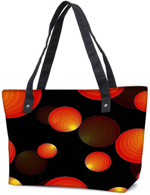 

Snoogg Pack Of 2 Vector Background Combo Tote Shopping Grocery Bag With Coin Pencil Purse Shoulder Bag(Multicolor, 5 L)