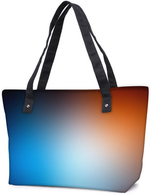 

Snoogg Pack Of 2 Mixed Faded Design Combo Tote Shopping Grocery Bag With Coin Pencil Purse Shoulder Bag(Multicolor, 15 L)