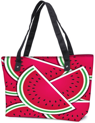 

Snoogg Pack Of 2 Watermelon Wedge Background Card In Vector Format Combo Tote Shopping Grocery Bag With Coin Pencil Purse Shoulder Bag(Multicolor, 5 L)
