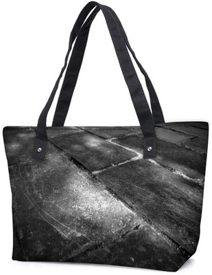 

Snoogg Pack Of 2 Black Floor Combo Tote Shopping Grocery Bag With Coin Pencil Purse Shoulder Bag(Multicolor, 5 L)
