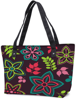

Snoogg Pack Of 2 Colorful Floral Seamless Pattern In Cartoon Style Seamless Pattern Combo Tote Shopping Grocery Bag With Coin Pencil Purse Shoulder Bag(Multicolor, 15 L)