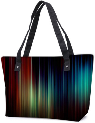 

Snoogg Pack Of 2 Mixed Color Design Combo Tote Shopping Grocery Bag With Coin Pencil Purse Shoulder Bag(Multicolor, 15 L)