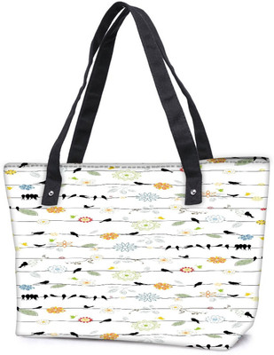 

Snoogg Pack Of 2 Multiple Crows Combo Tote Shopping Grocery Bag With Coin Pencil Purse Shoulder Bag(Multicolor, 5 L)
