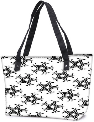 

Snoogg Pack Of 2 Leafy Pattern Combo Tote Shopping Grocery Bag With Coin Pencil Purse Shoulder Bag(Multicolor, 15 L)