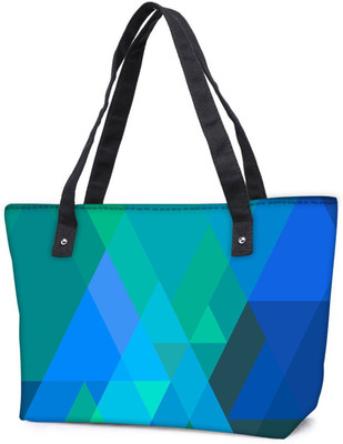 

Snoogg Pack Of 2 Stripes Forming Rhombuses 2796 Combo Tote Shopping Grocery Bag With Coin Pencil Purse Shoulder Bag(Multicolor, 15 L)