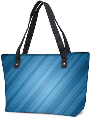 

Snoogg Pack Of 2 Wrapping Paper Blue Combo Tote Shopping Grocery Bag With Coin Pencil Purse Shoulder Bag(Multicolor, 15 L)