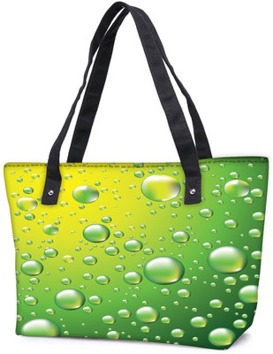 

Snoogg Pack Of 2 Dew Drops Vector Background Combo Tote Shopping Grocery Bag With Coin Pencil Purse Shoulder Bag(Multicolor, 5 L)