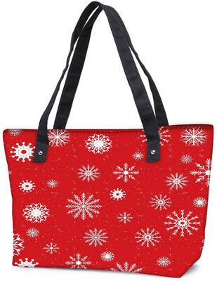 

Snoogg Pack Of 2 Red Spring Combo Tote Shopping Grocery Bag With Coin Pencil Purse Shoulder Bag(Multicolor, 5 L)