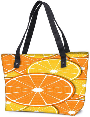 

Snoogg Pack Of 2 Orange Fever 2372 Combo Tote Shopping Grocery Bag With Coin Pencil Purse Shoulder Bag(Multicolor, 5 L)