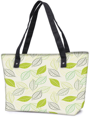 

Snoogg Pack Of 2 Lite Leaves Combo Tote Shopping Grocery Bag With Coin Pencil Purse Shoulder Bag(Multicolor, 5 L)