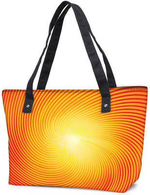 

Snoogg Pack Of 2 Trendy Sunburst Combo Tote Shopping Grocery Bag With Coin Pencil Purse Shoulder Bag(Multicolor, 15 L)