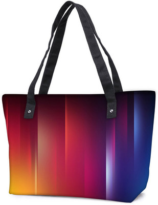 

Snoogg Pack Of 2 Red And Blue Design Combo Tote Shopping Grocery Bag With Coin Pencil Purse Shoulder Bag(Multicolor, 5 L)