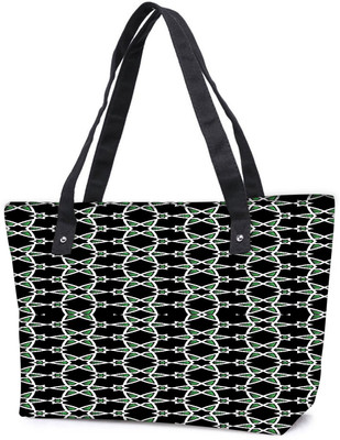 

Snoogg Pack Of 2 Green Stars Pattern Combo Tote Shopping Grocery Bag With Coin Pencil Purse Shoulder Bag(Multicolor, 15 L)
