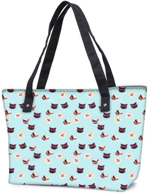 

Snoogg Pack Of 2 Hypno Cats Combo Tote Shopping Grocery Bag With Coin Pencil Purse Shoulder Bag(Multicolor, 5 L)