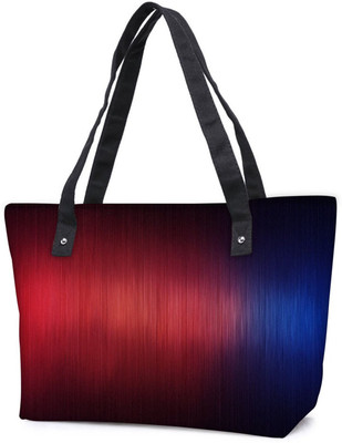 

Snoogg Pack Of 2 Fibers Abstract Combo Tote Shopping Grocery Bag With Coin Pencil Purse Shoulder Bag(Multicolor, 5 L)