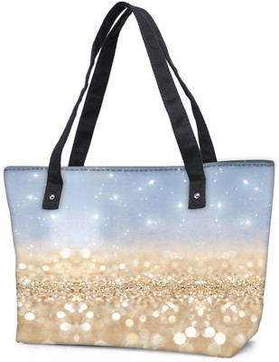 

Snoogg Pack Of 2 Sands Or Crystals Combo Tote Shopping Grocery Bag With Coin Pencil Purse Shoulder Bag(Multicolor, 5 L)