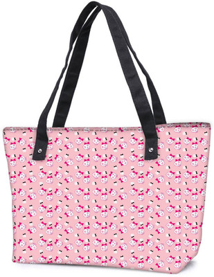 

Snoogg Pack Of 2 Cute Ajniskulls Combo Tote Shopping Grocery Bag With Coin Pencil Purse Shoulder Bag(Multicolor, 15 L)